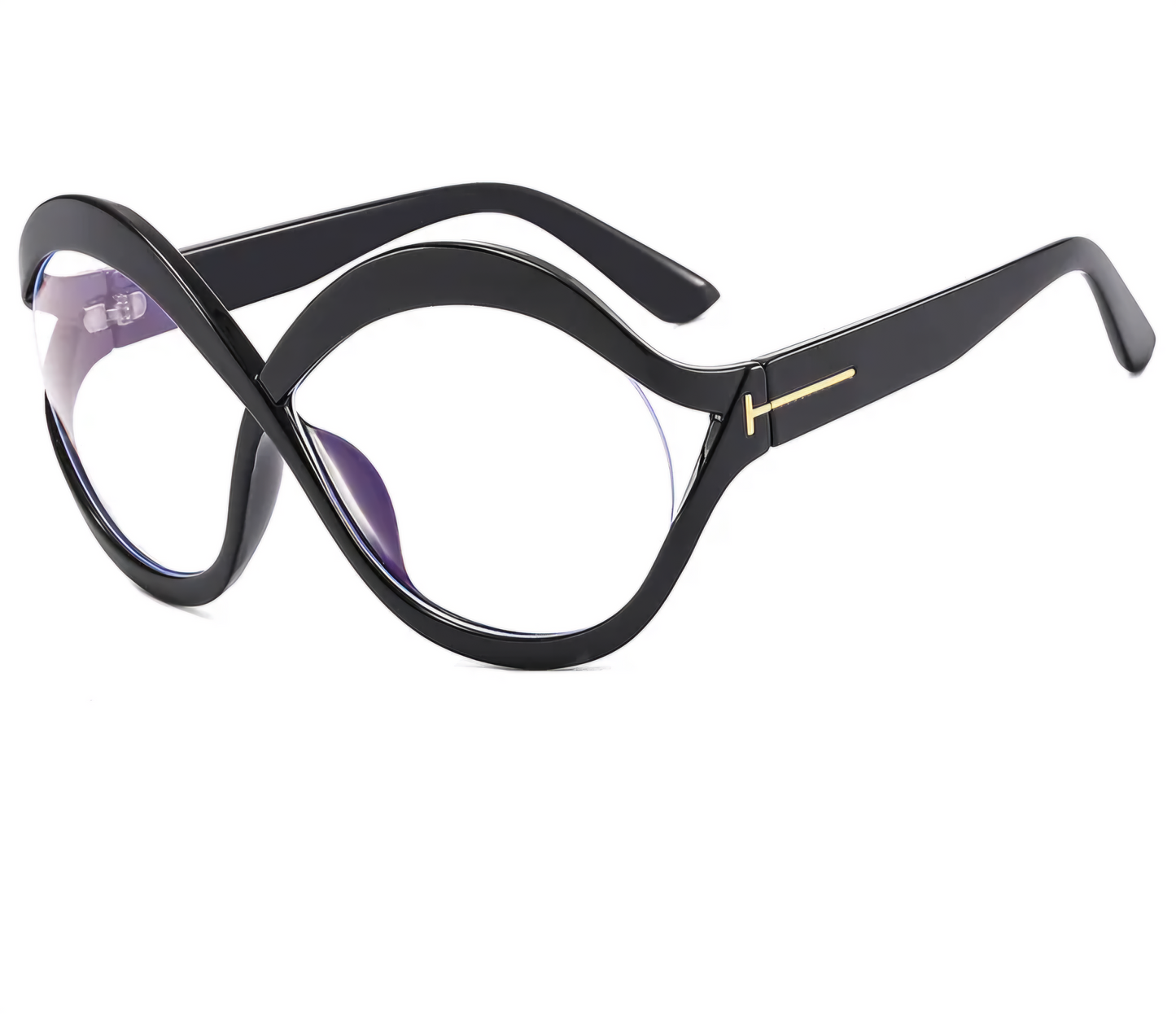 Blue Light Criss Cross Glasses