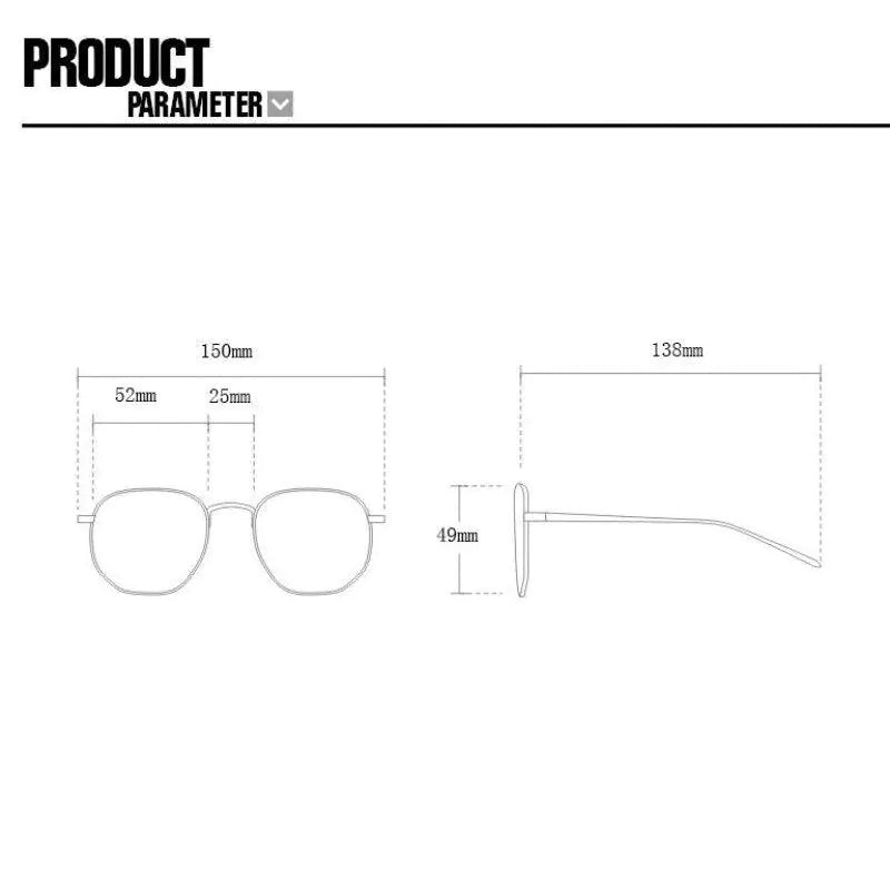 Nevaeh Round Pointed Eyeglasses